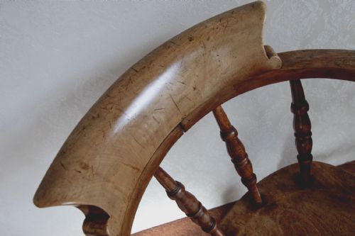 SMOKERS BOW CHAIR IN ASH AND FRUITWOOD - ADDITIONAL PHOTO 4