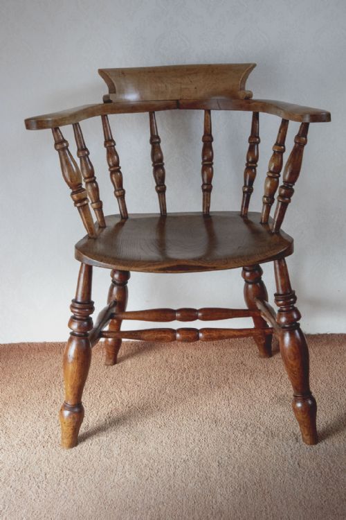 SMOKERS BOW CHAIR IN ASH AND FRUITWOOD - ADDITIONAL PHOTO 6