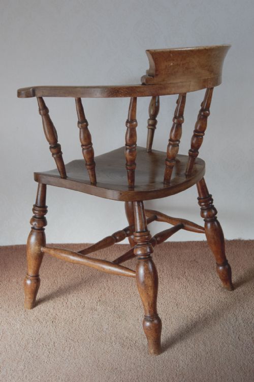 SMOKERS BOW CHAIR IN ASH AND FRUITWOOD - ADDITIONAL PHOTO 8