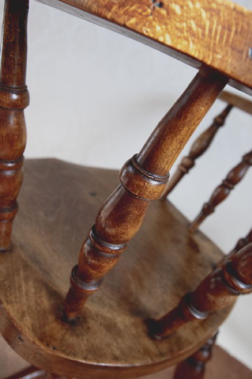 SMOKERS BOW CHAIR IN ASH AND FRUITWOOD - ADDITIONAL PHOTO 10