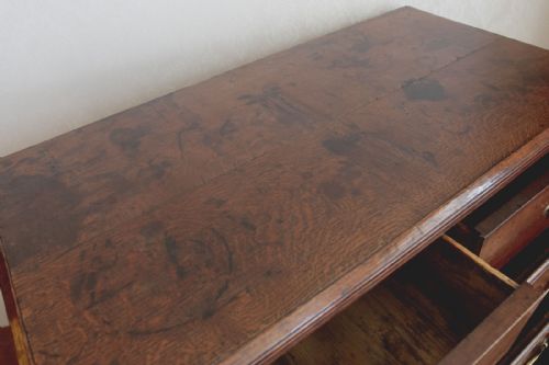 GOOD LATE 18TH CENTURY FIVE DRAWER DRESSING CHEST - ADDITIONAL PHOTO 5