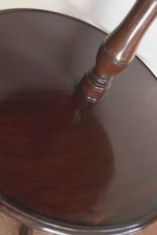 LATE 18TH CENTURY MAHOGANY THREE TIER DUMB WAITER - ADDITIONAL PHOTO 2