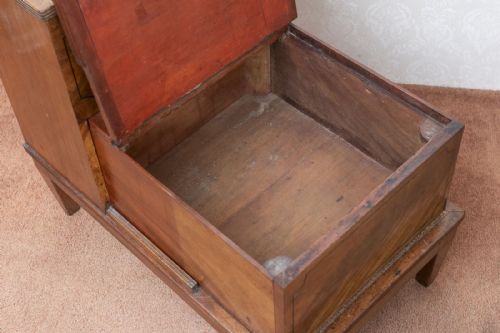 GOOD SET OF EARLY 19TH CENTURY MAHOGANY LIBRARY STEPS - ADDITIONAL PHOTO 4