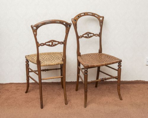 PAIR OF ARTS AND CRAFTS STYLE CHAIRS - ADDITIONAL PHOTO 1