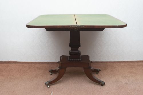REGENCY PERIOD FOLDOVER CARD TABLE - ADDITIONAL PHOTO 7