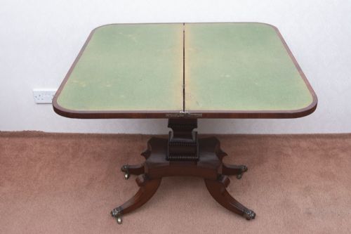 REGENCY PERIOD FOLDOVER CARD TABLE - ADDITIONAL PHOTO 8