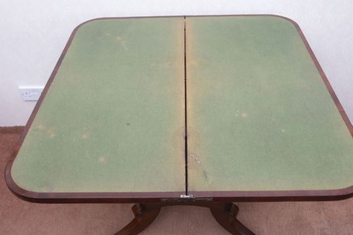 REGENCY PERIOD FOLDOVER CARD TABLE - ADDITIONAL PHOTO 9