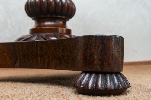 A VERY GOOD EXAMPLE OF AN ADJUSTABLE PIANO STOOL - ADDITIONAL PHOTO 5