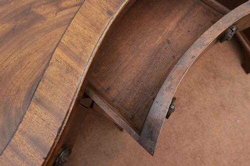 INCREDIBLY RARE SHAPED MAHOGANY SIDEBOARD - ADDITIONAL PHOTO 10