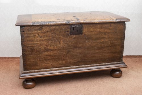 FABULOUS AND RARE CONTINENTAL BLANKET CHEST - ADDITIONAL PHOTO 1