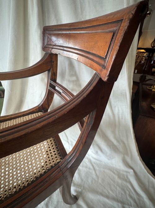 UNUSUAL REGENCY PERIOD CHJILDS CHAIR IN MAHOGANY - ADDITIONAL PHOTO 6