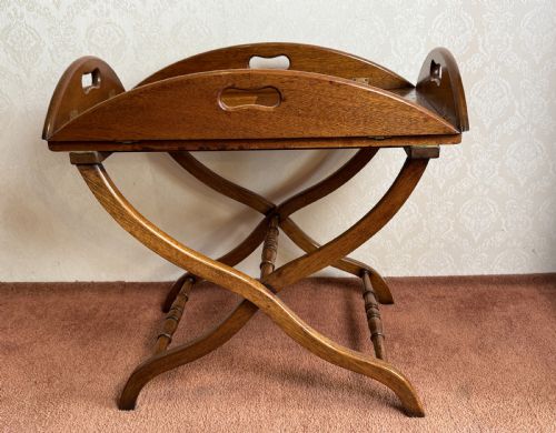 EARLY 19TH CENTURY FOLDING BUTLER TRAY - ADDITIONAL PHOTO 1