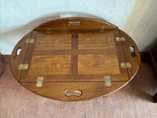 EARLY 19TH CENTURY FOLDING BUTLER TRAY - ADDITIONAL PHOTO 3