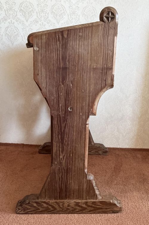 SOLID PINE CHURCH LECTURN - ADDITIONAL PHOTO 4