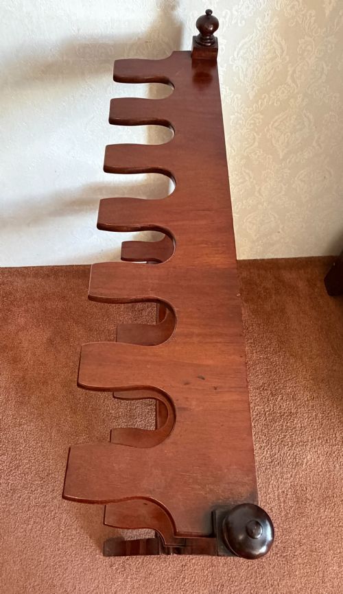 MAHOGANY BOOT AND WHIP STAND - ADDITIONAL PHOTO 3