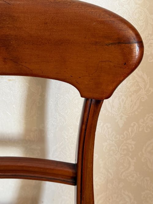 SET OF TEN MAHOGANY DINING CHAIRS - ADDITIONAL PHOTO 1
