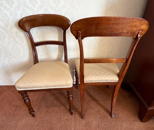 SET OF TEN MAHOGANY DINING CHAIRS - ADDITIONAL PHOTO 5