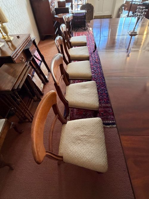 SET OF TEN MAHOGANY DINING CHAIRS - ADDITIONAL PHOTO 8