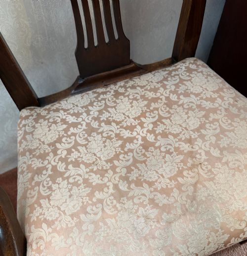 PAIR OF HEPPLEWHITE STYLE MAHOGANY ARMCHAIRS - ADDITIONAL PHOTO 5