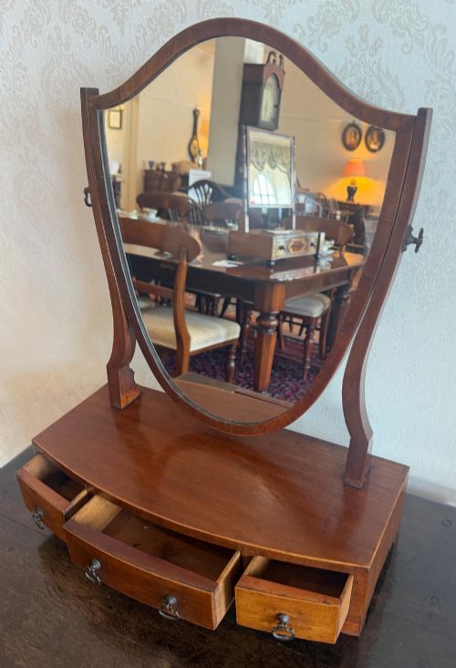 GEORGIAN STYLE MAHOGANY MIRROR - ADDITIONAL PHOTO 2