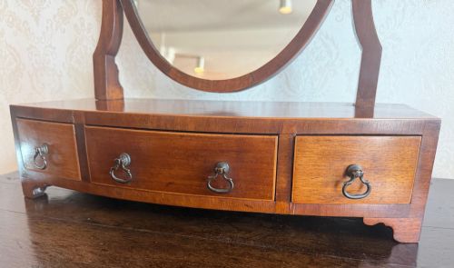 GEORGIAN STYLE MAHOGANY MIRROR - ADDITIONAL PHOTO 3