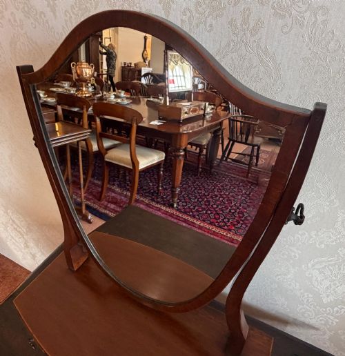 GEORGIAN STYLE MAHOGANY MIRROR - ADDITIONAL PHOTO 5