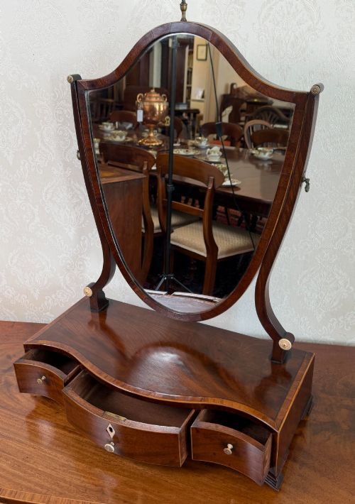 MAHOGANY BOX DRESSING MIRROR - ADDITIONAL PHOTO 1