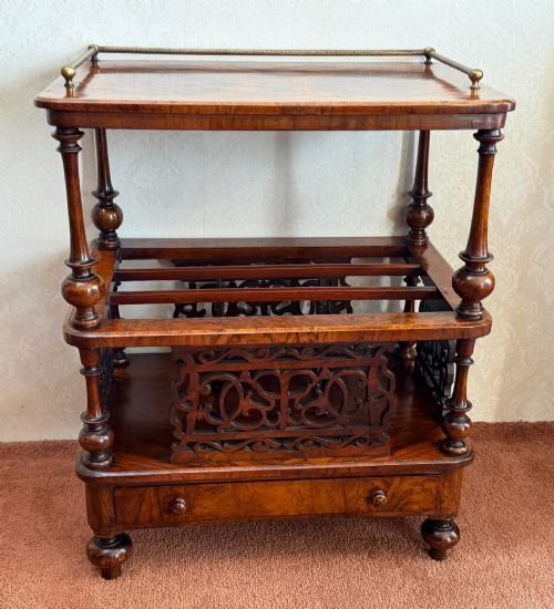 Burr Walnut Victorian Music Canterbury