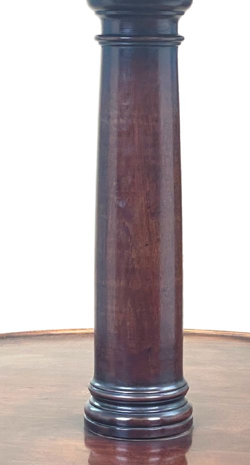 GEORGIAN MAHOGANY CIRCULAR DUMBWAITER - ADDITIONAL PHOTO 1
