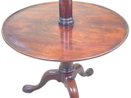 GEORGIAN MAHOGANY CIRCULAR DUMBWAITER - ADDITIONAL PHOTO 4