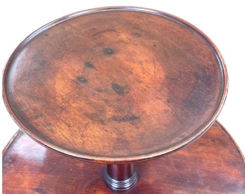GEORGIAN MAHOGANY CIRCULAR DUMBWAITER - ADDITIONAL PHOTO 6