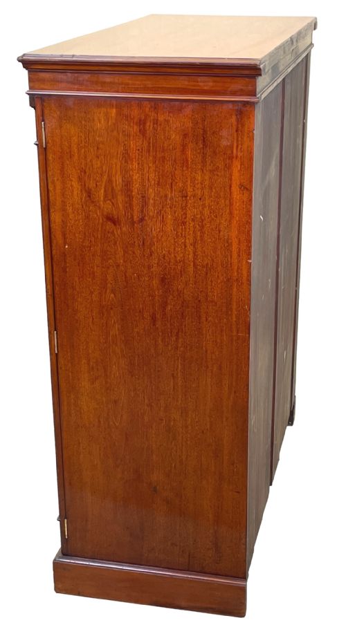 MAHOGANY DOUBLE WELLINGTON CHEST - ADDITIONAL PHOTO 6