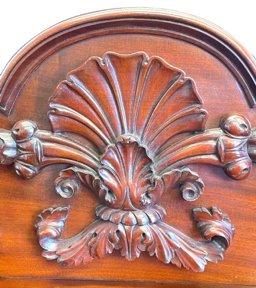 MAHOGANY 19TH CENTURY CARVED BUFFET - ADDITIONAL PHOTO 2