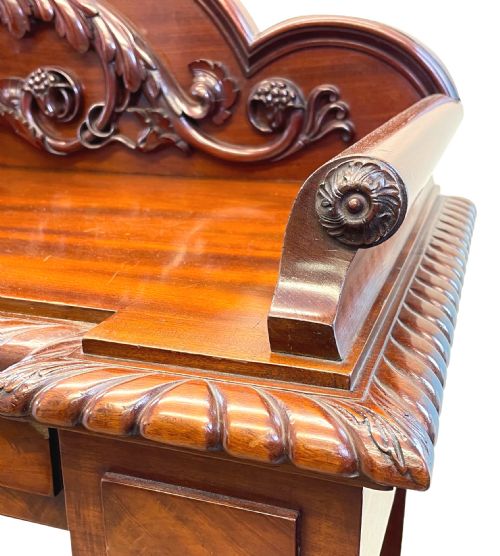 MAHOGANY 19TH CENTURY CARVED BUFFET - ADDITIONAL PHOTO 7