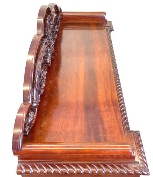 MAHOGANY 19TH CENTURY CARVED BUFFET - ADDITIONAL PHOTO 10