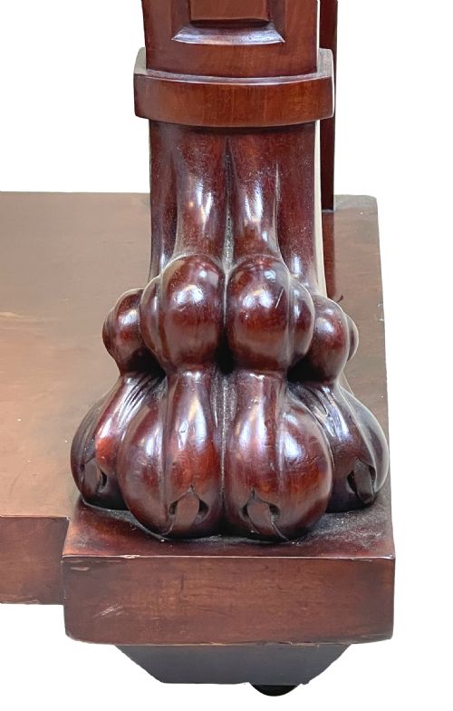MAHOGANY 19TH CENTURY CARVED BUFFET - ADDITIONAL PHOTO 11