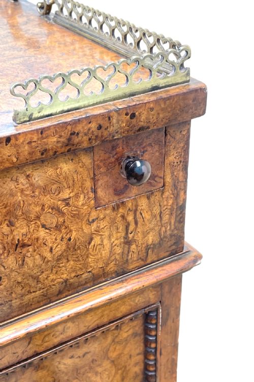 REGENCY BURR ELM DAVENPORT DESK - ADDITIONAL PHOTO 2