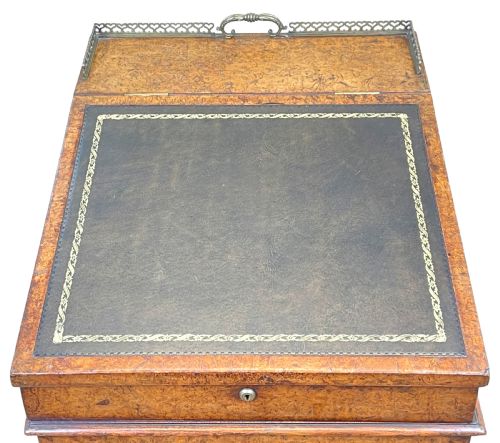 REGENCY BURR ELM DAVENPORT DESK - ADDITIONAL PHOTO 4
