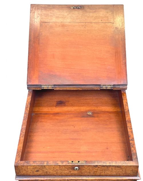 REGENCY BURR ELM DAVENPORT DESK - ADDITIONAL PHOTO 6