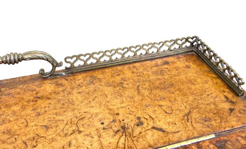 REGENCY BURR ELM DAVENPORT DESK - ADDITIONAL PHOTO 9