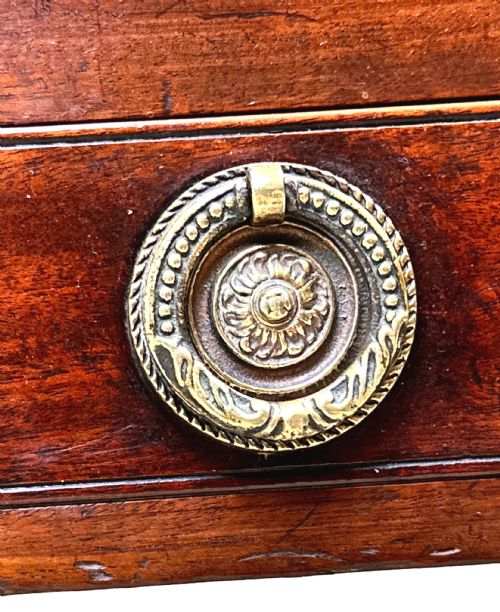 REGENCY MAHOGANY BOAT SHAPED CANTERBURY - ADDITIONAL PHOTO 5