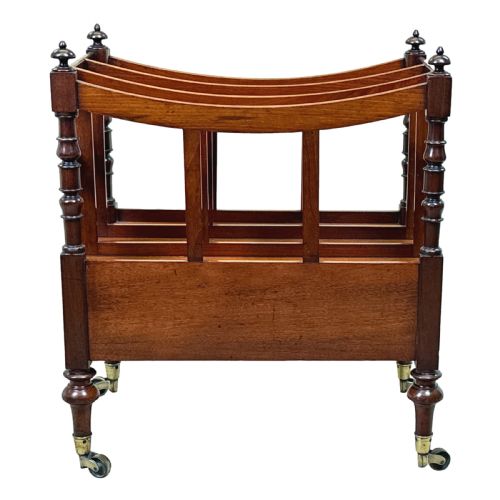 REGENCY MAHOGANY BOAT SHAPED CANTERBURY - ADDITIONAL PHOTO 3