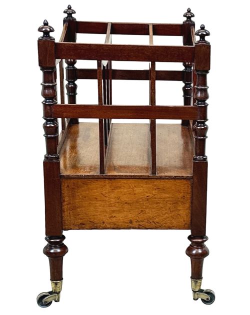 REGENCY MAHOGANY BOAT SHAPED CANTERBURY - ADDITIONAL PHOTO 6