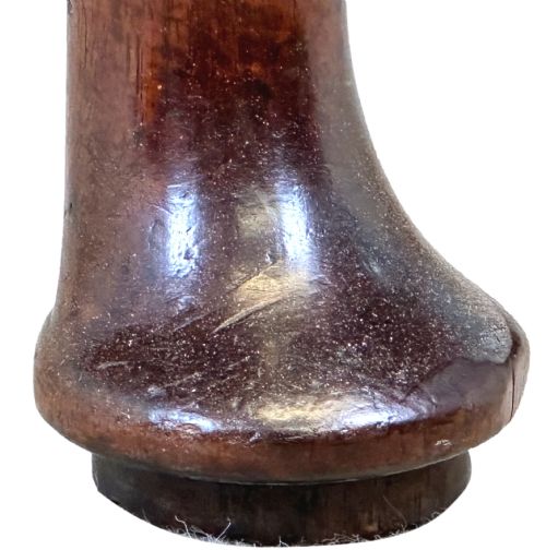 GEORGIAN MAHOGANY DROPLEAF DINING TABLE - ADDITIONAL PHOTO 4