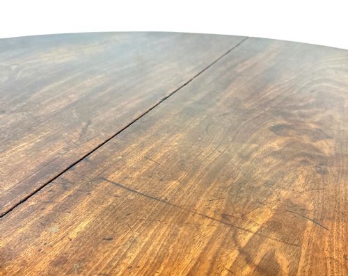 GEORGIAN MAHOGANY DROPLEAF DINING TABLE - ADDITIONAL PHOTO 5