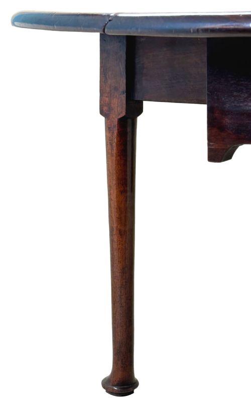 GEORGIAN MAHOGANY DROPLEAF DINING TABLE - ADDITIONAL PHOTO 6