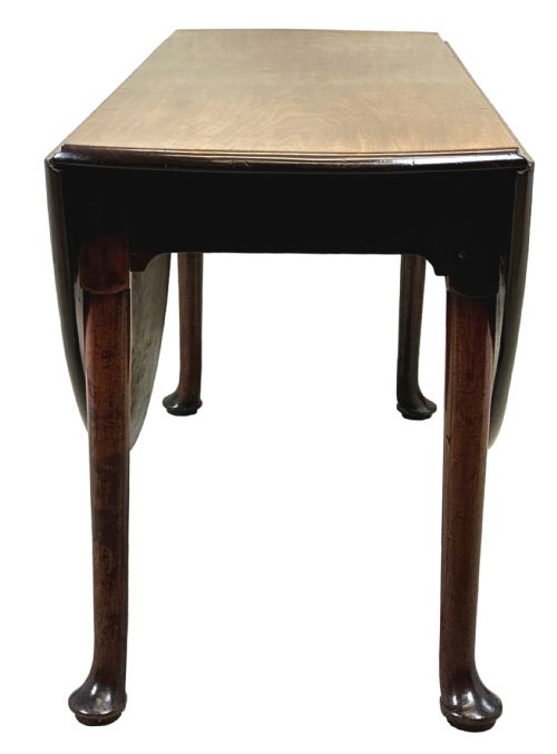 GEORGIAN MAHOGANY DROPLEAF DINING TABLE - ADDITIONAL PHOTO 7