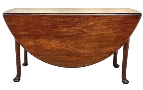 GEORGIAN MAHOGANY DROPLEAF DINING TABLE - ADDITIONAL PHOTO 8