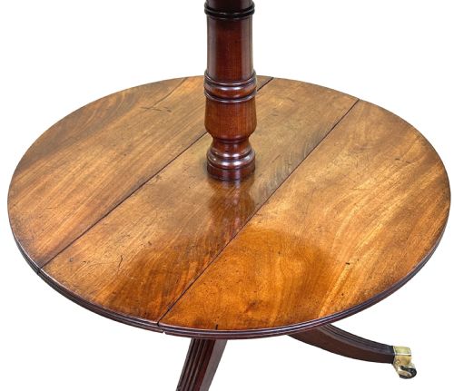 GEORGIAN MAHOGANY FOLDING DUMBWAITER - ADDITIONAL PHOTO 4