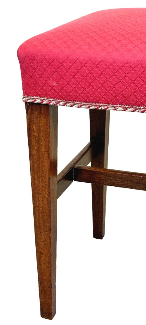 18TH CENTURY GEORGIAN MAHOGANY STOOL - ADDITIONAL PHOTO 1